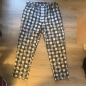 plaid pants